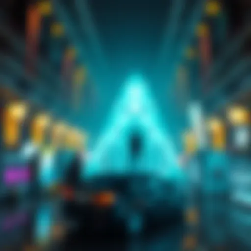 A visually stunning representation of AI-generated artwork