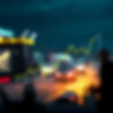 Graph depicting SpaceX share price trends over time