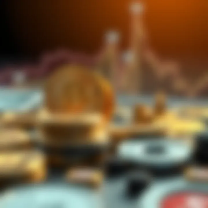 A conceptual image of emerging trends in cryptocurrency