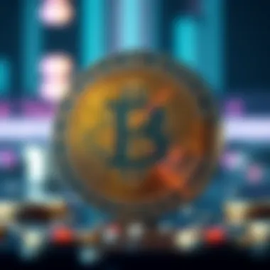 A futuristic digital coin representing cryptocurrency investments