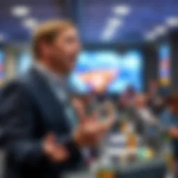 Barry Silbert presenting at a cryptocurrency conference