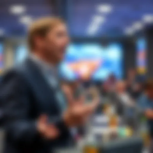 Barry Silbert presenting at a cryptocurrency conference