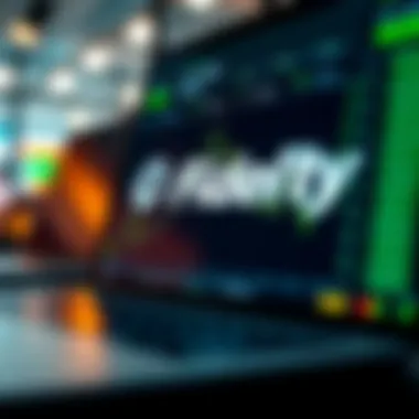 Fidelity's trading platform interface