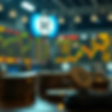 Illustration of major cryptocurrency exchanges