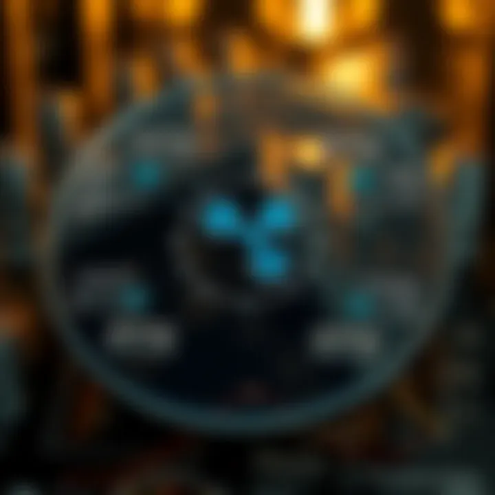 Diagram showing Ripple's integration into financial systems