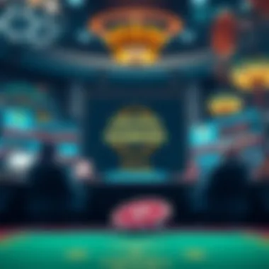Visual representation of crypto gambling platforms