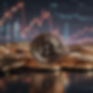 Graph illustrating cryptocurrency market trends