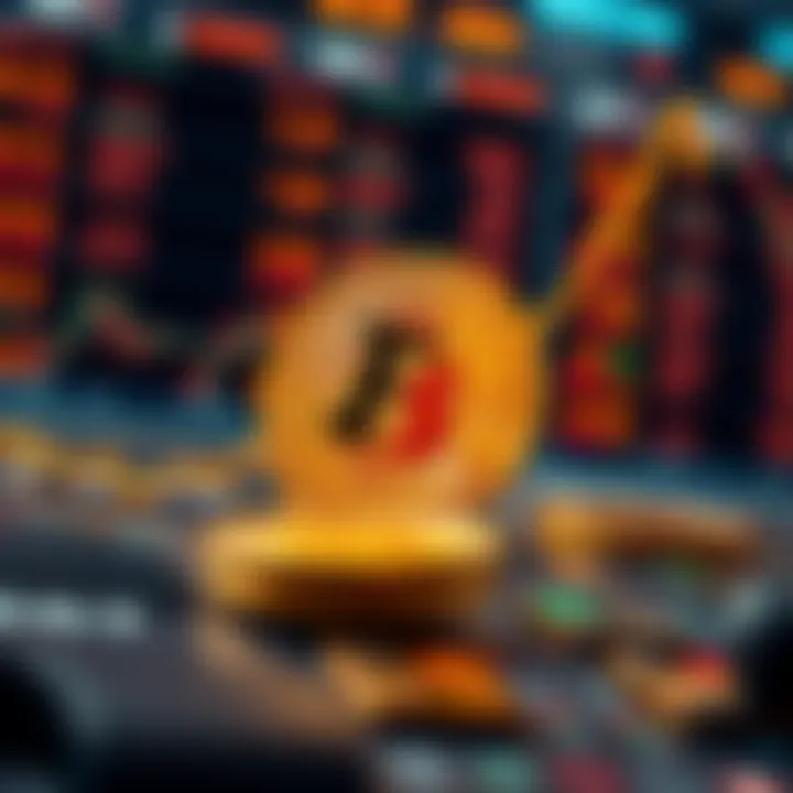 Graph showing the growth of cryptocurrency investment