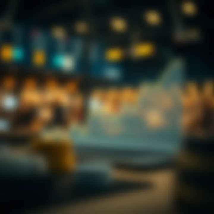 Market Trends in Cryptocurrency Valuations Graph depicting the market trends of cryptocurrency valuations