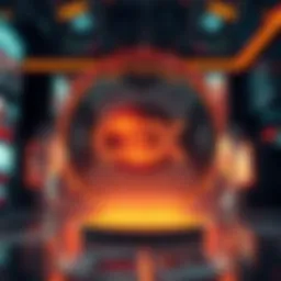 Conceptual illustration of centralized exchanges in cryptocurrency