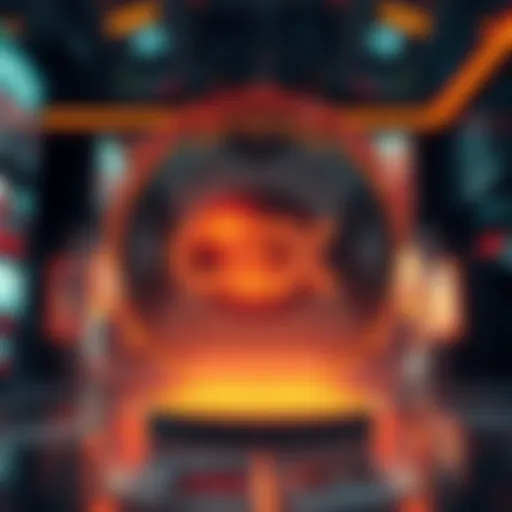 Conceptual illustration of centralized exchanges in cryptocurrency