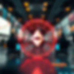 Visual representation of decentralized trading concepts