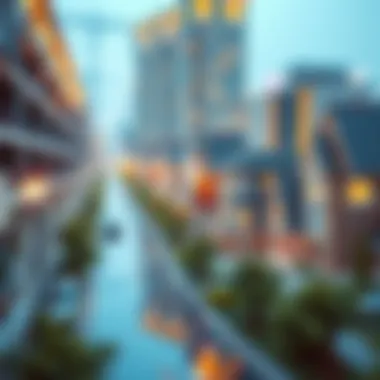 Emergence of Virtual Properties Visual representation of virtual properties emerging in the digital landscape