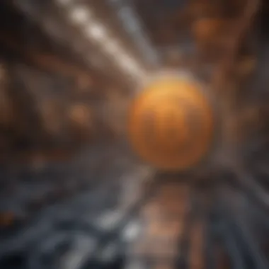 Technological Infrastructure in Mining Technological infrastructure supporting cryptocurrency mining operations.