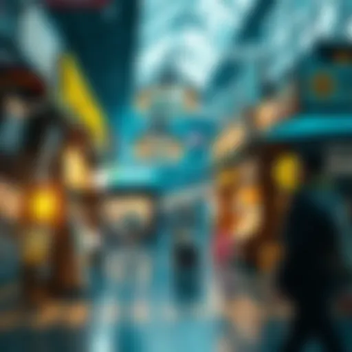 Visual representation of NFT marketplace on Binance