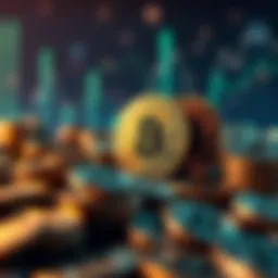 Concept of digital currency accumulation