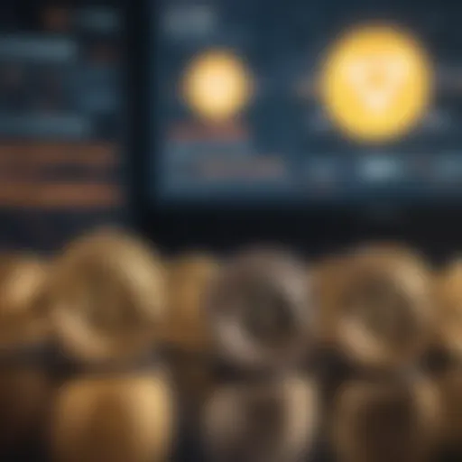 Visual representation of various order types in cryptocurrency trading