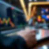 Visual representation of margin trading concept