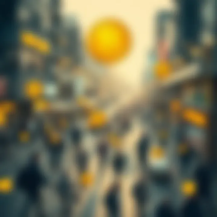 An infographic depicting the community dynamics surrounding Hoge Coin