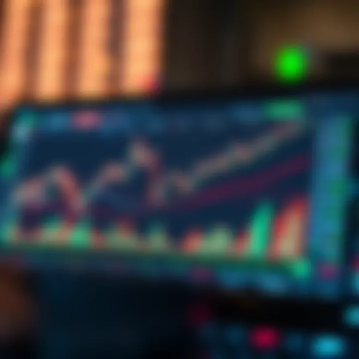 A chart illustrating trading volume across major exchanges