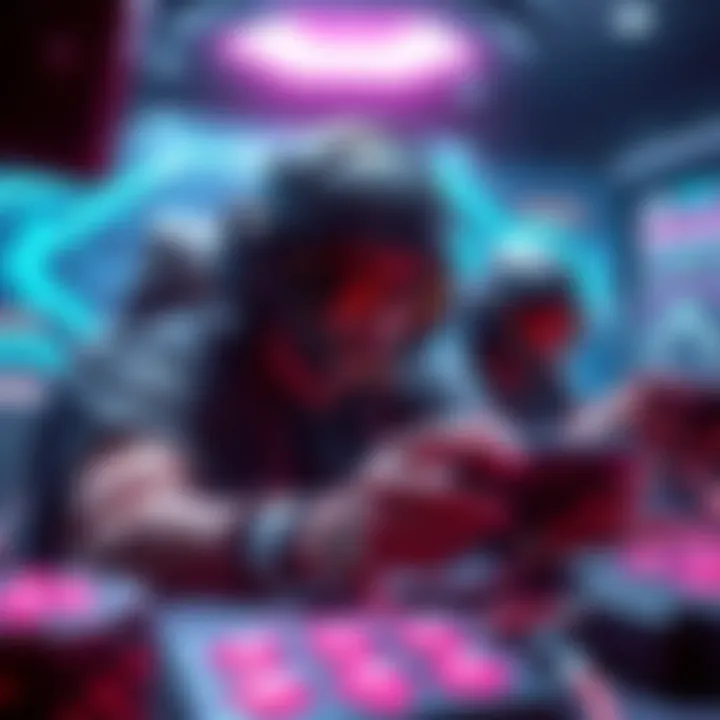 The Evolution of Play-to-Earn Futuristic concept illustrating the evolution of play-to-earn gaming