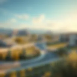 Virtual property landscape in Upland