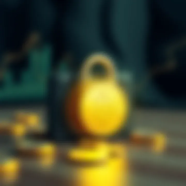 Importance of Security in Crypto Investments Illustration of a secure cryptocurrency wallet