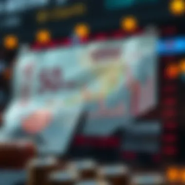 Chart depicting market fluctuations of the yuan and its impact on cryptocurrency investments