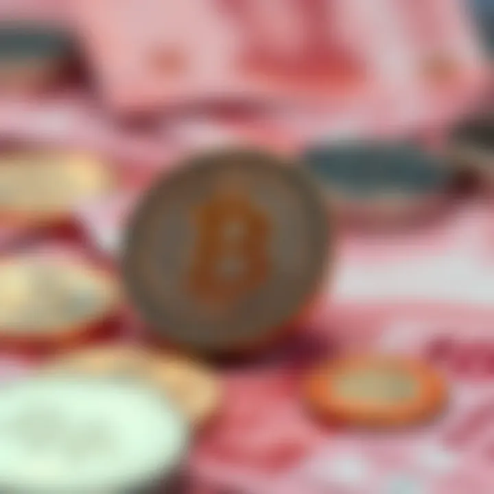 An abstract depiction of risks and opportunities in cryptocurrency trading with the yuan