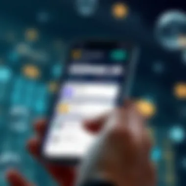 Security features of the Minergate app displayed on a mobile screen