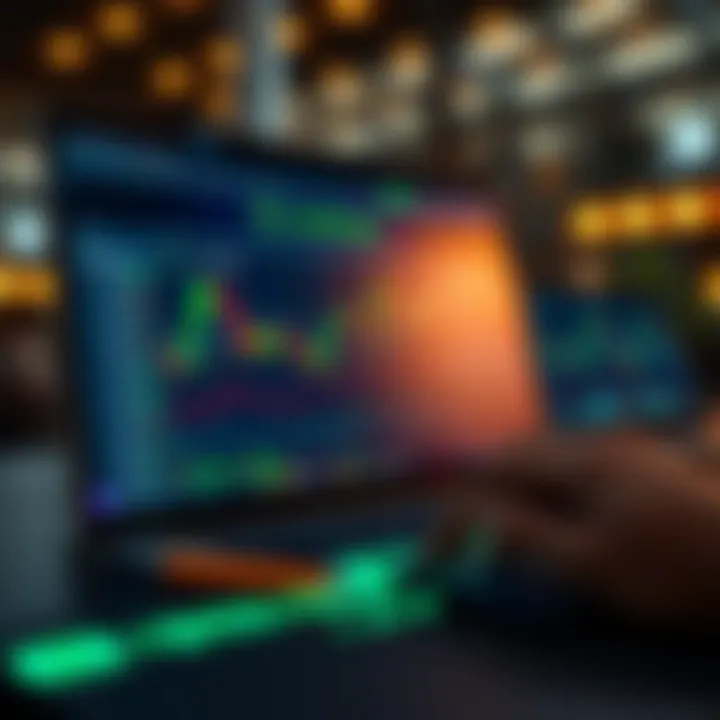 Trading functionalities displayed on Coinbase