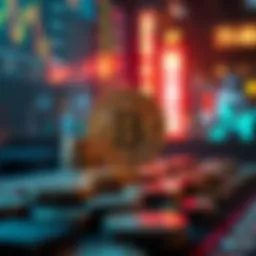 Visual representation of virtual currency market trends