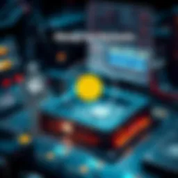 Diagram illustrating mining pool mechanics