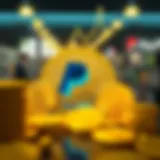 Visual representation of cryptocurrency icons