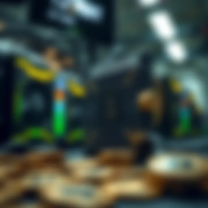 Illustration of risk management in cryptocurrency