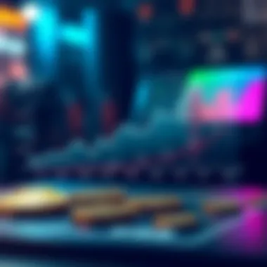 Graph depicting staking strategies and outcomes