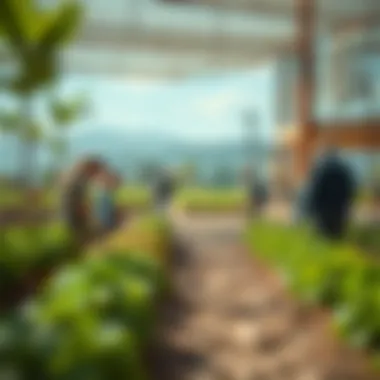 Illustration of community-driven initiatives in Superfarm