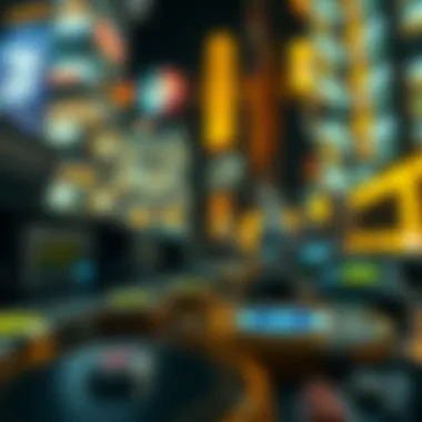 Technological Innovations Impacting Cryptocurrency An illustration highlighting technological advancements in the crypto space