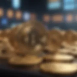 Visual representation of tokenization process in blockchain