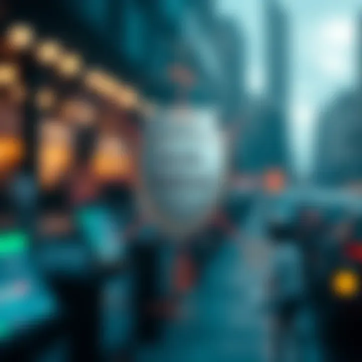 Diagram highlighting the security challenges in IoT