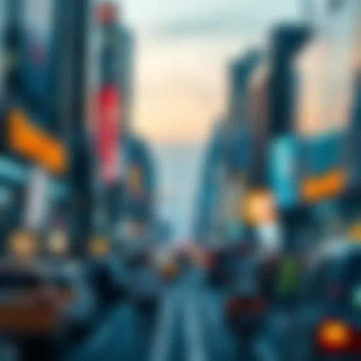 Visual representation of IoT applications in smart cities