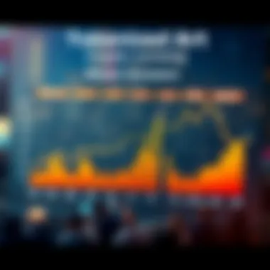 Chart depicting market trends and growth patterns of tokenized art within the cryptocurrency ecosystem