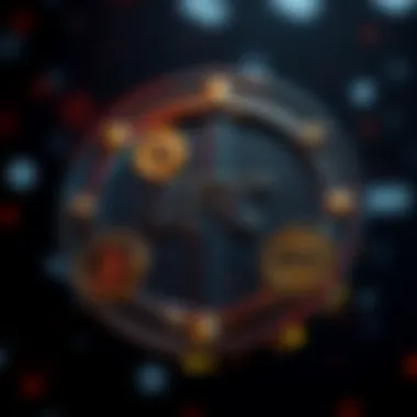 UFC logo integrated with cryptocurrency symbols