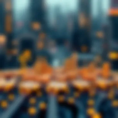 Visual representation of decentralized ledger usage across various sectors