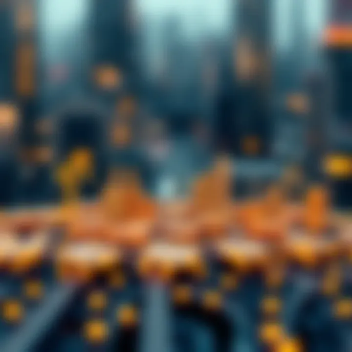 Visual representation of decentralized ledger usage across various sectors