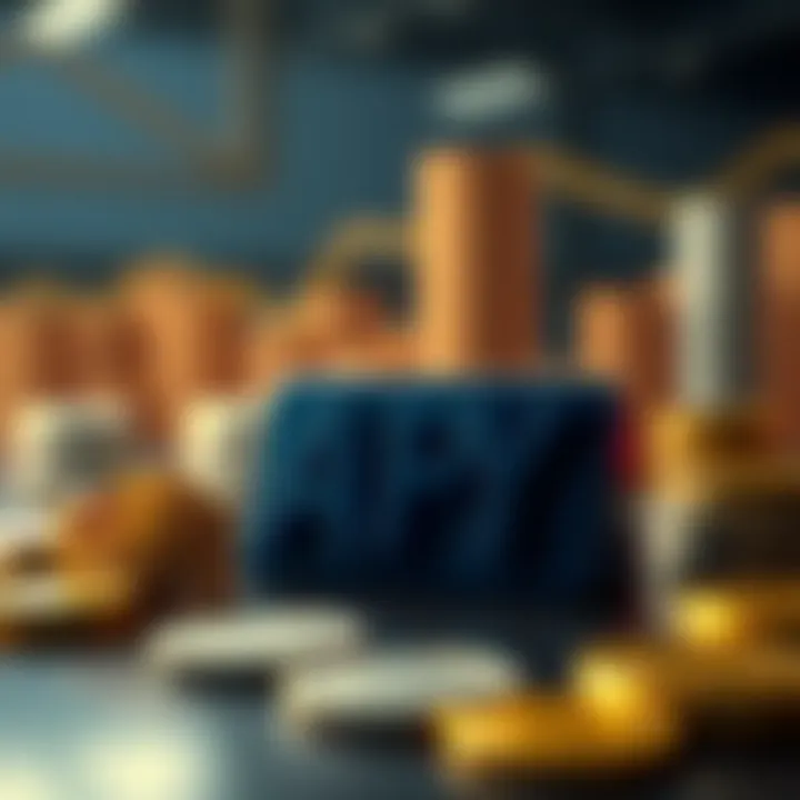 Illustration showing the calculation of APY with compounding interest