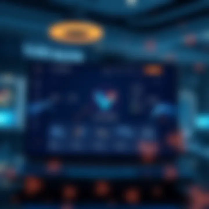 Illustration of Voyager platform interface showcasing user-friendly design