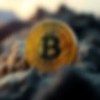 Visual representation of cryptocurrency volatility